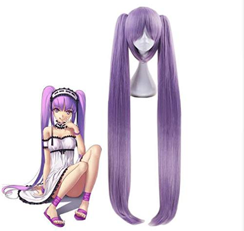 110cm Schicksal/Großauftrag Sthenno Euryale Medusa Perücke Cosplay Kostüm Perücken Frauen Langes hitzebeständiges synthetisches Haar Perücken + Perücke Cap Schicksal Großauftrag wie auf dem Bild von EQWR