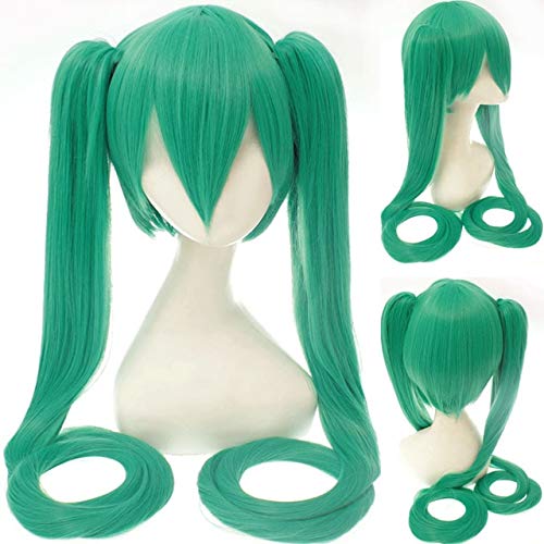 18 Farbe VOCALOID Hatsune Miku Cosplay Perücken 120cm lang Gerade für Frauen Mädchen Hochwertiges Haar Anime Blau Rot Schwarz Universal 8 18 Farbe VOCALOID Hatsune Miku Cosplay Perücken 120cm lang Gerade für Frauen Mädchen Hochwertiges Haar Anime Blau Rot Schwarz Universal 8 von EQWR