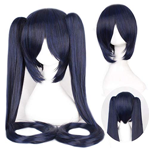 18 Farbe VOCALOID Hatsune Miku Cosplay Perücken 120cm lang Gerade für Frauen Mädchen Hochwertiges Haar Anime Blau Rot Schwarz Universal 9 von EQWR