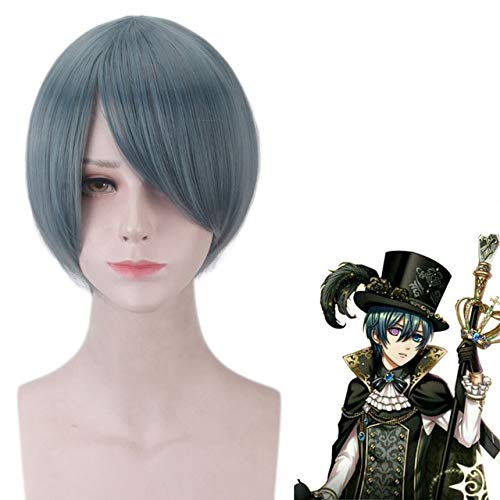 2019 Anime Black Butler Grell Sutcliff Cosplay Perücke rot lang glattes Kunsthaar Halloween Party Kuroshitsuji Cosplay Perücken One Size Kuroshitsuji Perücke 121 2019 Anime Black Butler Grell Sutcliff Cosplay Perücke rot lang glattes Kunsthaar Halloween Party Kuroshitsuji Cosplay Perücken One Size Kuroshitsuji Perücke 121 von EQWR