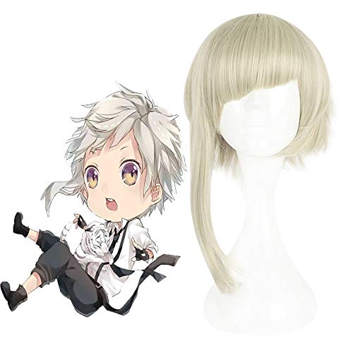 Anime Bungo Streunende Hunde Cosplay Perücken Atsushi Nakajima Cosplay Perücke Hitzebeständige synthetische Perücke Haare Halloween Bungou Streunende Hunde von EQWR