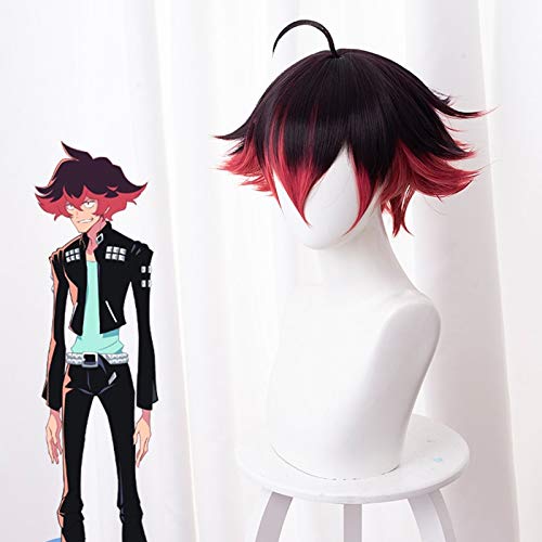 Anime Comic PROMARE Cosplay Perücken Gueira Cosplay Perücke Hitzebeständige synthetische Perücke Kurze Männer Cosplay Haare Spiel Cosplay von EQWR