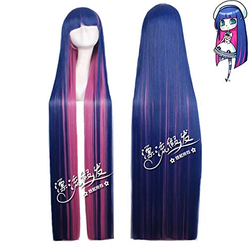 Anime Höschen & Strumpf mit Strumpfband Cosplay Perücke Anarchie 120cm lang Gerade Blau Rosa Kostüm Party Cartoon Universal Perücken Einheit Anarchie Perücke PL-040 Anime Höschen & Strumpf mit Strumpfband Cosplay Perücke Anarchie 120cm lang Gerade Blau Rosa Kostüm Party Cartoon Universal Perücken Einheit Anarchie Perücke PL-040 von EQWR