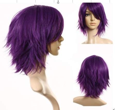 Anime Kuroko kein Korb Murasakibara Atsushi Cosplay Perücke Langes gewelltes lila Haar mit 60 cm Pferdeschwanz Cosplay Lila Perücken + Perückenkappe Einheitsgröße FQ001A-5 von EQWR