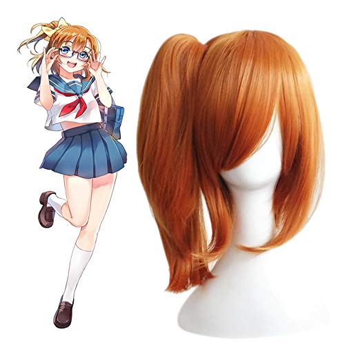 Anime Liebe Live Cosplay Perücken Honoka Kousaka Cosplay Haar Perücke Hitzebeständige synthetische Perücke Halloween Party Frauen Cosplay Perücken von EQWR