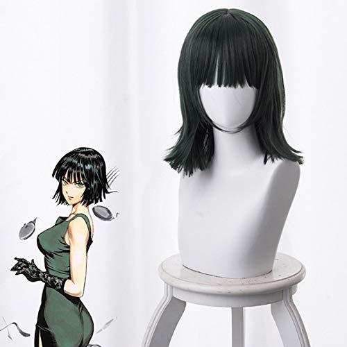Anime ONE PUNCH MAN Cosplay Perücken Fubuki Cosplay Perücke Hitzebeständig Synthetische Perücke Haar Halloween Karneval Party Hellish Blizzard von EQWR