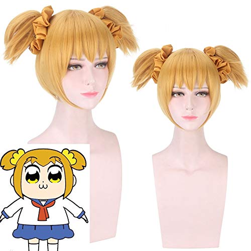 Anime POP TEAM EPISCH Popuko/POP Cosplay Perücke Pipimi Cosplay Kopfbedeckung POP PIPI ROLLE Kostüm Perücken spielen von EQWR