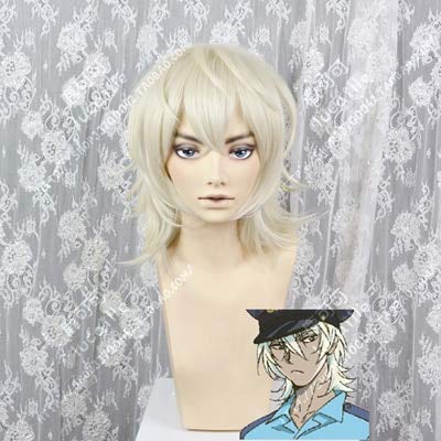 Anime SARAZANMAI Niiboshi Reo Hitzebeständige synthetische Haare Cosplay Kostüm Perücken + Perücke Kappe als das Bild von EQWR