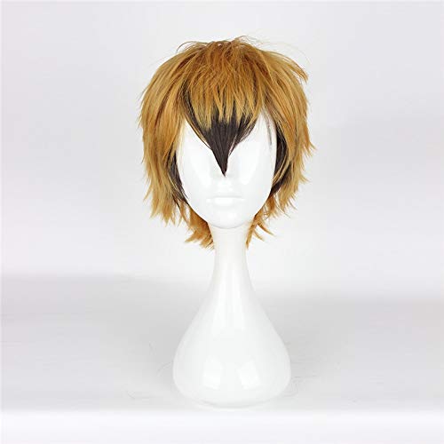 Anime Servamp Cosplay Perücke Hyde Gesetzlose Golden Black Gradient Hitzebeständige synthetische Perücken Halloween Party Unisex Perücke Perucas KUWS625A von EQWR