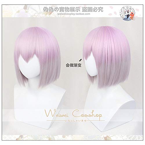 Anime Ssss Gridman Akane Shinjou Cosplay Perücken Lolita Short Ombre Hitzebeständige synthetische Haarperücke MZ-8294 von EQWR