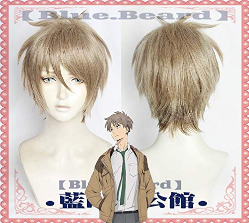 Anime The Millionaire Detective Balance: UNBEGRENZTE Haru Kato Cosplay Perücken Leinen Gold kurze synthetische Haarperücke + Perückenkappe von EQWR