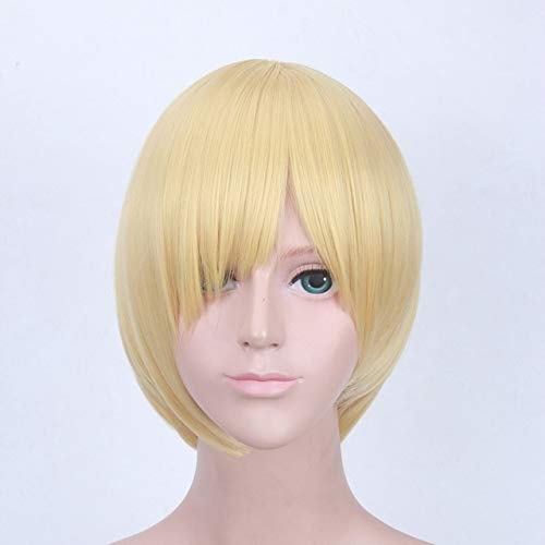 Anime Yuri !!! auf Eis Cosplay Perücke Katsuki Yuuri Plisetsky Yurio Kunsthaar Viktor Nikiforov Yuri auf Eis Cosplay Perücken + Perückenkappe Einheitsgröße Yuri Plisetsky 773 von EQWR
