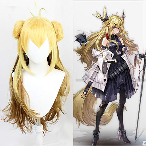 Arknights Leizi Cosplay Perücke Gelb Farbverlauf Gemischt Lange Hitzebeständige Synthetische Haar Perücke Für Halloween Party Karneval Arknights Leizi Cosplay Perücke Gelb Farbverlauf Gemischt Lange Hitzebeständige Synthetische Haar Perücke Für Halloween Party Karneval von EQWR