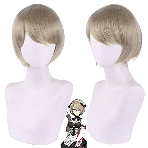 Cosplay Wig Broken 3 Rita Rose Weisser Linen Close Face Short Hair von EQWR