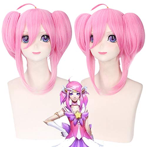 Cosplay Wig Lax Star Guardian LOL Pink Modeling Wig von EQWR