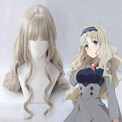 DARLING In den FRANXX Cosplay Perücken KOKORO Cosplay Perücken Hitzebeständige synthetische Anime Cosplay Perücke Halloween Carnival Party 556 von EQWR