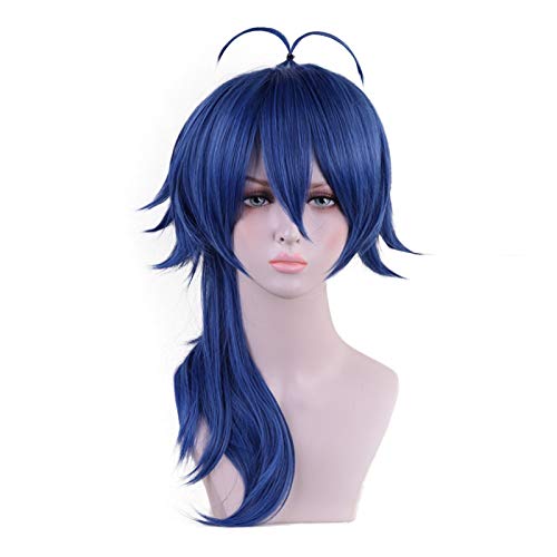 Division Rap Battle HypnosisMIC Würfel Arisugawa Blue Perücke Cosplay Kostüm Hitzebeständiges Kunsthaar Männer Frauen Frauen Cosplay Perücken von EQWR