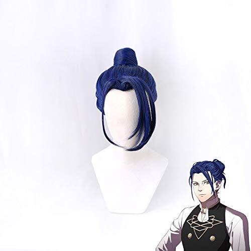 Feuer Emblem ThreeHouses Felix Brötchen Perücke Cosplay Kostüm Hitzebeständiges Kunsthaar Männer Halloween Party Perücken MZ-1484 von EQWR