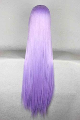 Frau langes glattes Haar 100CM Perücken Hitzebeständige synthetische Anime Cosplay Perücke Halloween Karneval Party Frauen Cosplay Perücken AP M. von EQWR