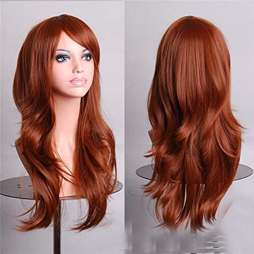Halloween Fashion Christmas Party Dress Up Wig Cos Anime Wig 70Cm Long Curly Hair Cosplay Color Stage Headgear Color: Light Brown K048-7 Halloween Fashion Christmas Party Dress Up Wig Cos Anime Wig 70Cm Long Curly Hair Cosplay Color Stage Headgear Color: Light Brown K048-7 von EQWR