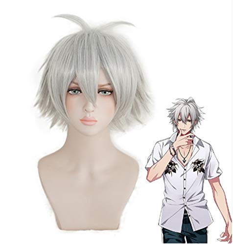 Hochwertige Abteilung Rap Battle Hypnose MIC Aohitsugi Samatoki Cosplay Perücken Kunsthaar Anime Kostüm Perücke + Perücke Kappe KUMZ9171 von EQWR
