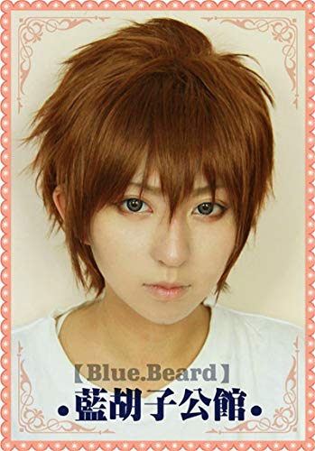 Japanischer Anime Kartenfänger Sakura Kartenfänger LI SYAORAN Cosplay Perücke e Perücke Kurze, zottelige, geschichtete Cosplay Perücke + Mütze + Spur von EQWR