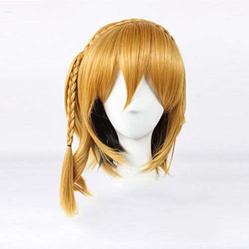 Kagerou Projekt Momo Kisaragi Cosplay Perücke Hochtemperatur Faser Synthetisches Haar Blond und schwarz Halloween Kostüme Perücken + Perücke Cap von EQWR