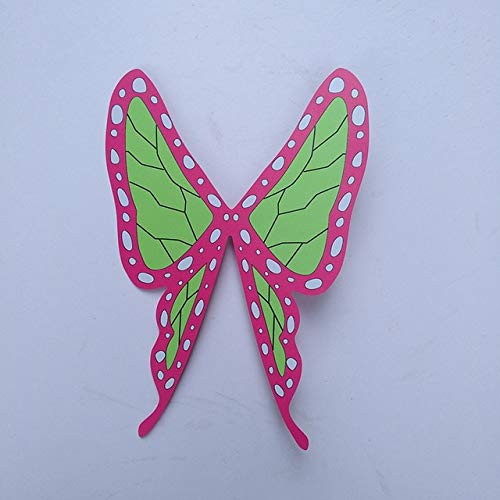 Kimetsu No Yaiba Dämonentöter Kochou Kanae Schwarz Lang Gerade Hitzebeständig Synthetisches Haar Halloween Cosplay + Kostenlose Perückenkappe Kopfbedeckung von EQWR