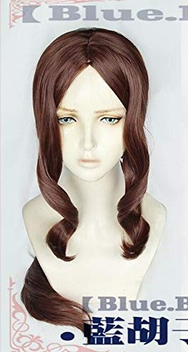 Neuankömmling Schicksal Großauftrag Da Vinci FGO Caster Lily Cosplay Perücke Schicksal Stay Night Sabre Lily Brownish Red Hair Perücke + Free Perücke Cap nur Perücke von EQWR