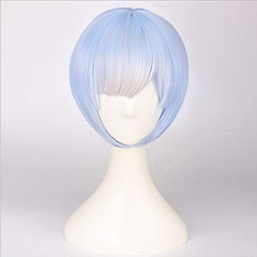 Re: Leben in einer anderen Welt als Zero Graduierte Ram Rem Cosplay Perücke für Frauen Kurze gerade gerade rosa blaue Anime Perücke Rem Re: Leben in einer anderen Welt als Zero Graduierte Ram Rem Cosplay Perücke für Frauen Kurze gerade gerade rosa blaue Anime Perücke Rem von EQWR