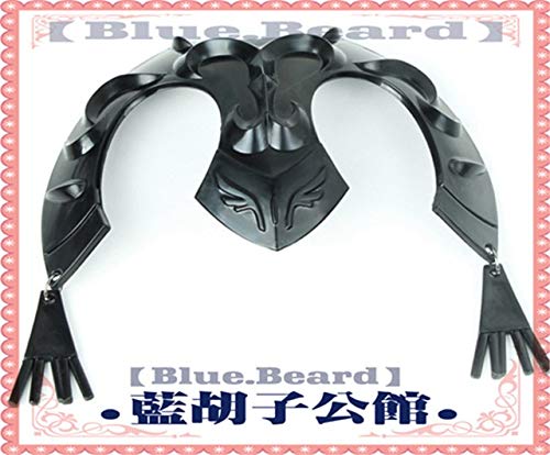 Schicksal/Grand Orde FGO Cosplay Jeanne d'Arc Alter Perücke mit gemischtem weißem Haar Jeanne d'Arc Kopfbedeckung Kopfschmuck Alter Cosplay Kostüm Requisiten Kopfbedeckung A. von EQWR