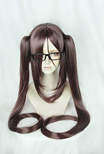 Schicksal/Nacht bleiben Akuta Hinako Zwei Pferdeschwänze Perücke Cosplay Kostüm Schicksal Großer Auftrag Frauen Langes Haar Halloween Kostüm Perücke + Mütze + Track von EQWR