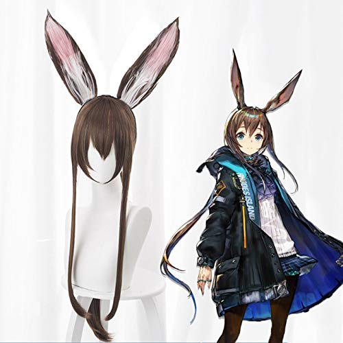 Spiel Arknights Cosplay Perücken Amiya Cosplay Perücke Synthetische Perücke Haar Halloween Karneval Party Anime Cosplay Perücke Spiel Arknights Cosplay Perücken Amiya Cosplay Perücke Synthetische Perücke Haar Halloween Karneval Party Anime Cosplay Perücke von EQWR