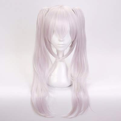 Spiel Azur Lane Laffey Cosplay Kostüm Perücken Frauen lange hitzebeständige synthetische Haar Perücken mit Chip Pferdeschwanz + Perücke Kappe als das Bild von EQWR