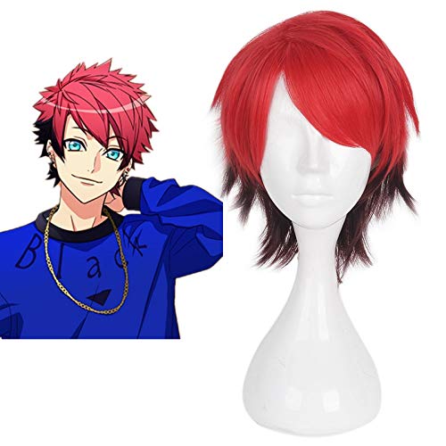 Spiel New Hand Tour A3! Cosplay Perücken Taichi Nanao Cosplay Perücke Hitzebeständige synthetische Perücke Halloween Karneval Party von EQWR