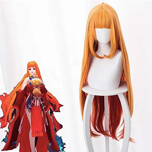 Spiel Onmyoji Cosplay Perücken Shiranui Cosplay Hitzebeständige synthetische Perücke Haare Halloween Party Frauen Cosplay Perücke von EQWR