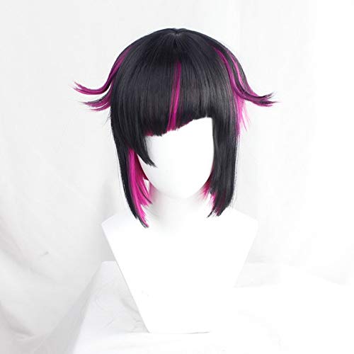 Twisted-Wonderland Lilia Vanrouge Cosplay Perücke Pink Mixed Schwarz Cosplay Haar Synthetisches Halloween Unisex Rollenspiel als Foto von EQWR
