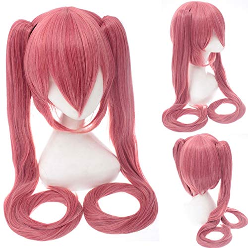 VOCALOID Hatsune Miku Sakura Schnee Senbon Zakura Frauen Lange Pferdeschwänze Perücke Cosplay Kostüm Hitzebeständige synthetische Haarperücken 3 von EQWR