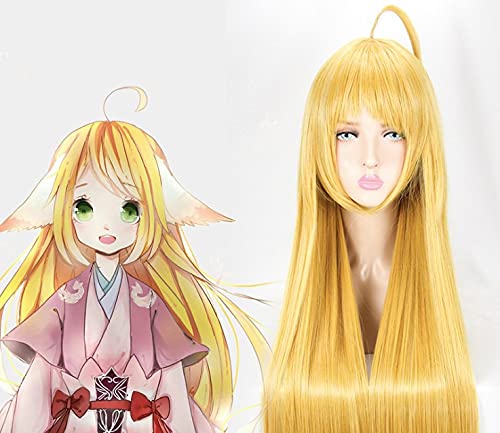 Wig for Anime Fuchs Dämon Cosplay Perücken Su Shan Su Su 100CM Cosplay Perücken Halloween Karneval Cosplay Frauen Perücken von EQWR