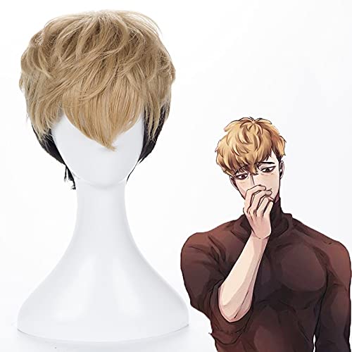 Wig for Anime Killing Stalking Cosplay Perücken Wu Shang Yu Cosplay Perücke Hitzebeständige Synthetische Perücke Haar Halloween Party Cosplay Perücke Wig for Anime Killing Stalking Cosplay Perücken Wu Shang Yu Cosplay Perücke Hitzebeständige Synthetische Perücke Haar Halloween Party Cosplay Perücke von EQWR