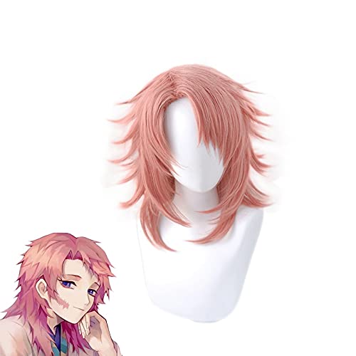 Wig for Anime Sabito Orange Perücke Cosplay Kostüm Männer Frauen Hitzebeständige Kunsthaar Party Cosplay Perücken von EQWR