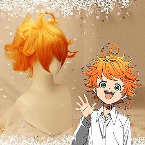 Wig for Anime The Promised Neverland Cosplay Perücken Emma Cosplay hitzebeständige synthetische Perücke Haare Halloween Party Yakusoku no Neverland von EQWR