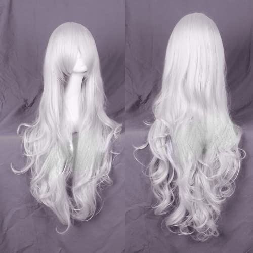 Wig for Anime Wigs Cosplay Christmas 1 Meter Universal Long Curly Hair 100Cm Long Curly Hair Everyday Harajuku Cute Girl 14 Colors Cos Wig Big Wave Curly Hair Color:Jf005-9 von EQWR