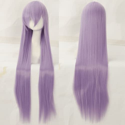 Wig for Anime Wigs Cosplay Christmas Cosplay Wig Universal 100Cm Color Long Straight Hair Cos Animation High Temperature Wire 099 Color:Rose Net 078 [1 Meter] von EQWR