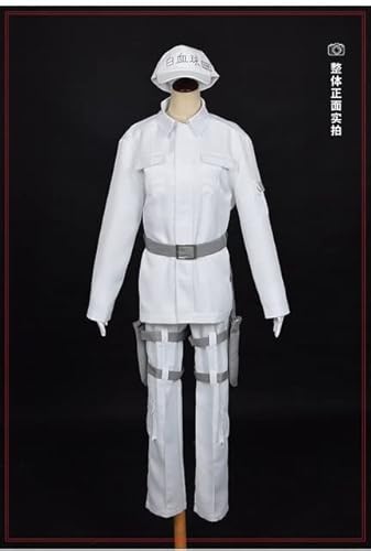 Wig for Anime Work Cell Unisex White Blood Cellite White Blood Cell Cosplay Anime Kostüm Herren Uniform Perücke Halloween Kostüm M Kostüme Wig for Anime Work Cell Unisex White Blood Cellite White Blood Cell Cosplay Anime Kostüm Herren Uniform Perücke Halloween Kostüm M Kostüme von EQWR