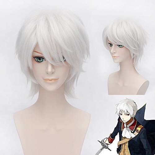 Wig for Axis Powers Hetalia APH HETALIA Gilbert Beillschmidt Cosplay Perücke Königreich Preußen Perücke Cosplay Rollenspiel zeigt das Bild von EQWR