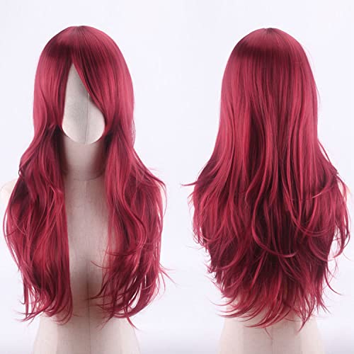 Wig for COS Anime Wig Universal Multicolor 70cm Long Curly Hair Micro Curly Hair cosplay color:JF70-04 von EQWR