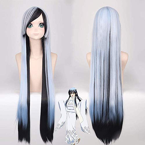 Wig for Carnival Nightlife CluI Party Dress Up Wig Cosplay Wig 100Cm Anime Wig Slippery Ghost Grandson Snow Girl Anime Wig 011 von EQWR
