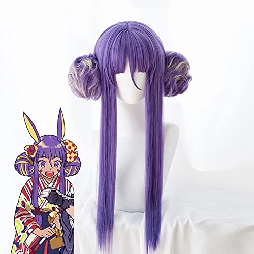 Wig for Game Fate Grand Order Cosplay Perücken Nitocris Cosplay Hitzebeständige Synthetische Perücke Haare Halloween Karneval Party Anime Cosplay Perücke von EQWR
