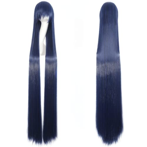 Wig for Halloween Fashion Christmas Party Dress Up Wig Cosplay Wig Ancient Costume Universal 120 150Cm Long Straight Hair Anime Color Hair Cos Wig Color:122-9 (150Cm) von EQWR